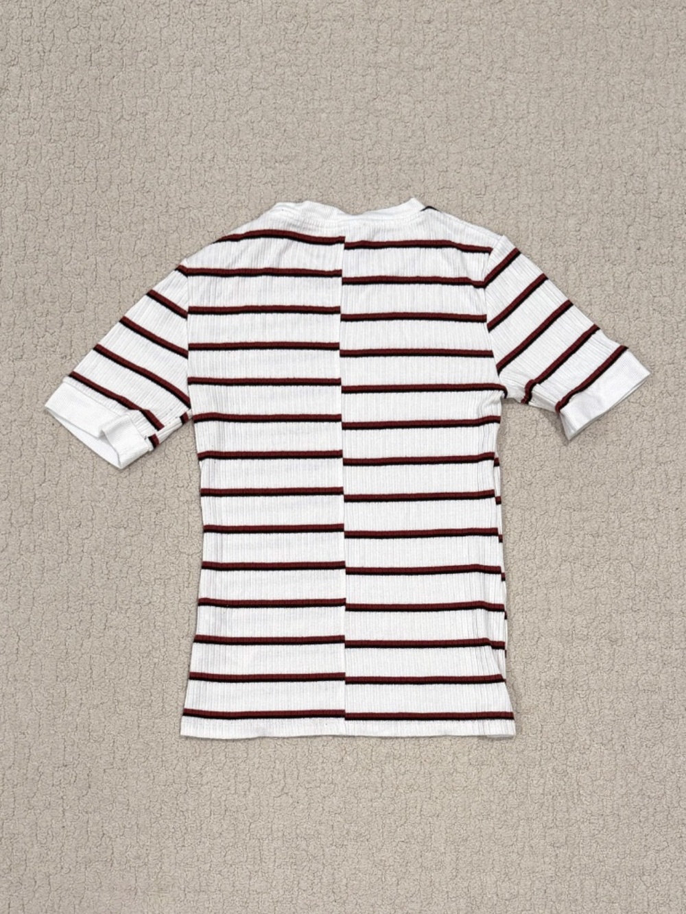 Frame Ribbed Striped Tee Size Small - Picture 6 of 6